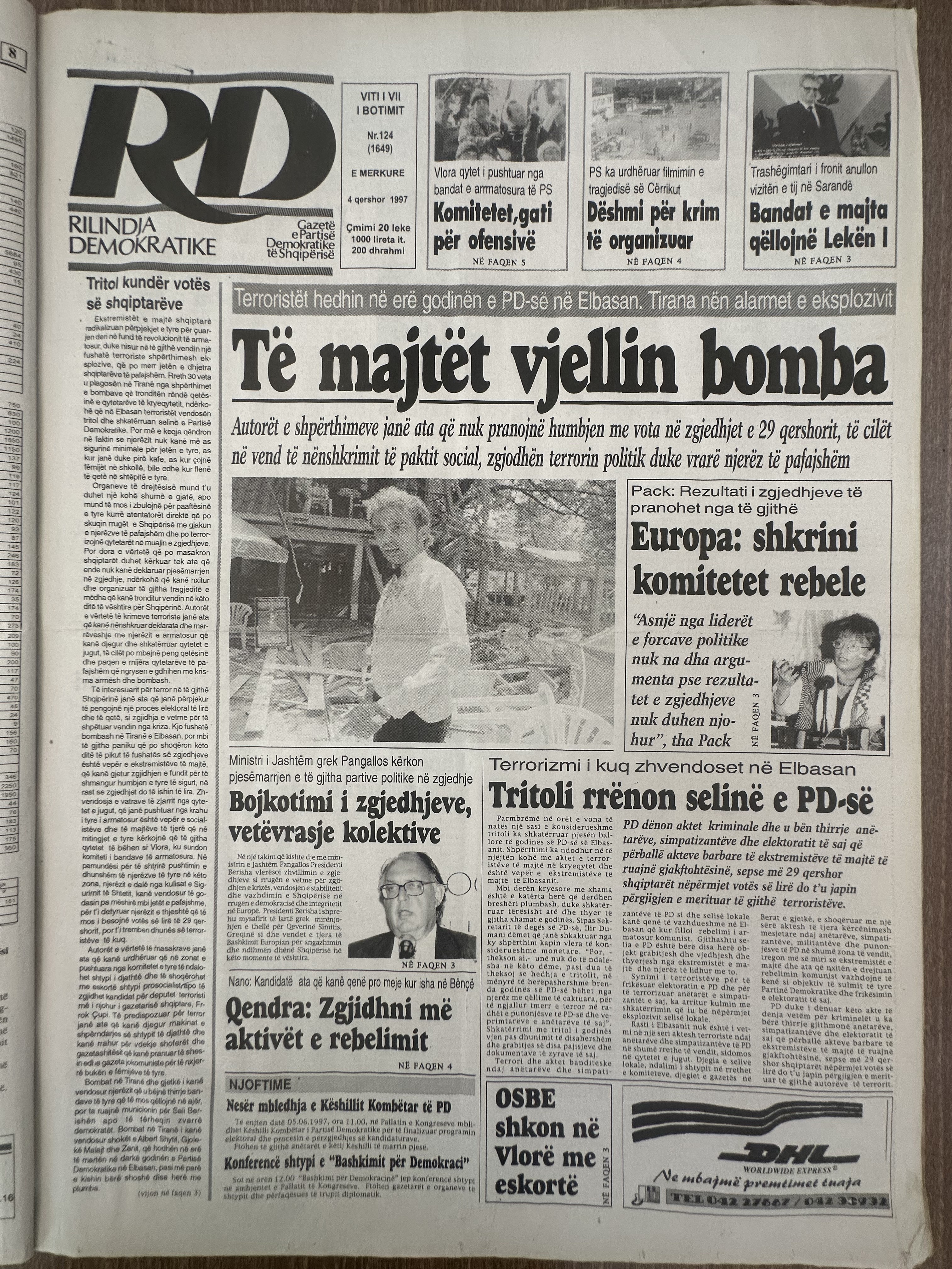 Rilindja Demokratike 1997-04-04
